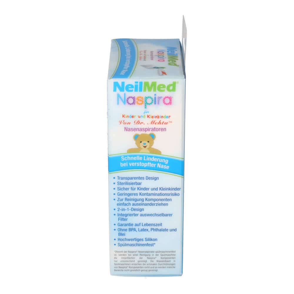 NeilMed Naspira Nasenaspirator Set 1 Packung Kombipackung