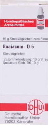 GUAIACUM D 6 Globuli 10 g Globuli