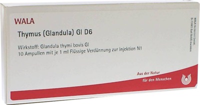 WALA Thymus Glandula GL D6 10X1 ml Ampullen