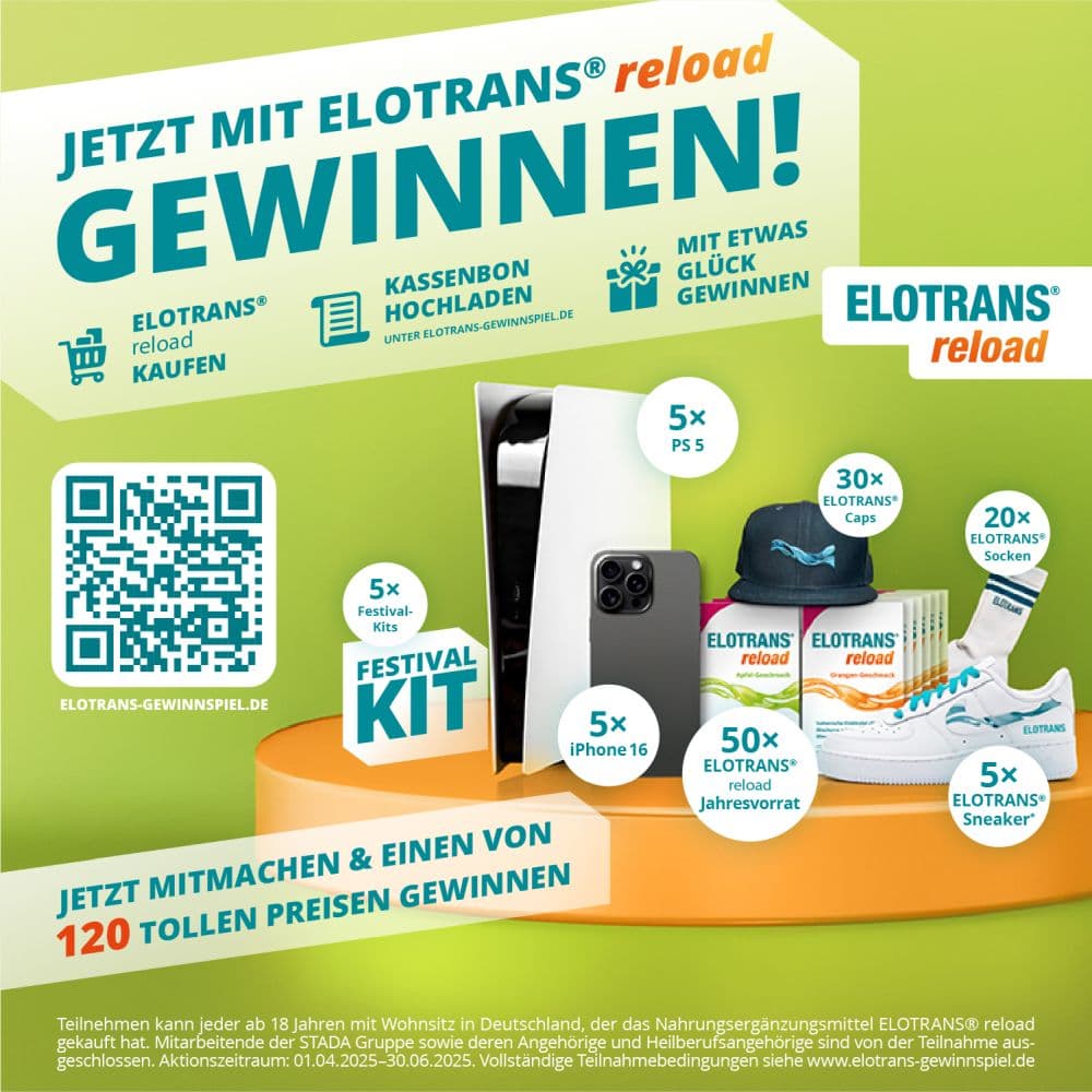ELOTRANS reload Apfel 15X7.45 g Pulver