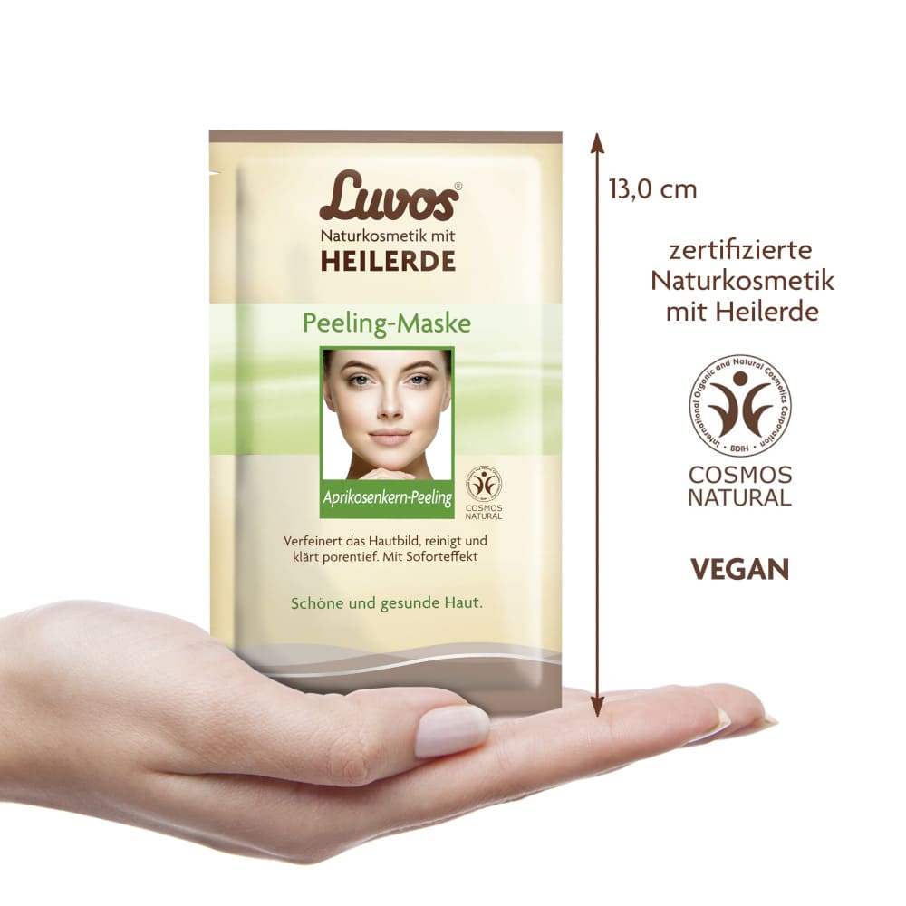 Luvos HEILERDE Peeling-Maske Naturkosmetik 2X7.5 ml Gesichtsmaske