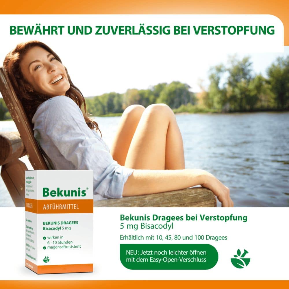 Bekunis Abführ-Dragees Bisacodyl 5mg 100 St Tabletten magensaftresistent