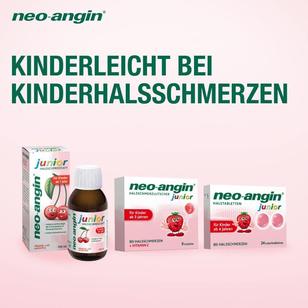 neo-angin Junior Halsschmerzlutscher Doppelpack 2X8 St