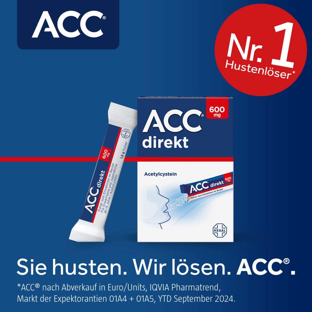 ACC direkt 600 mg  20 St Pulver zum Einnehmen