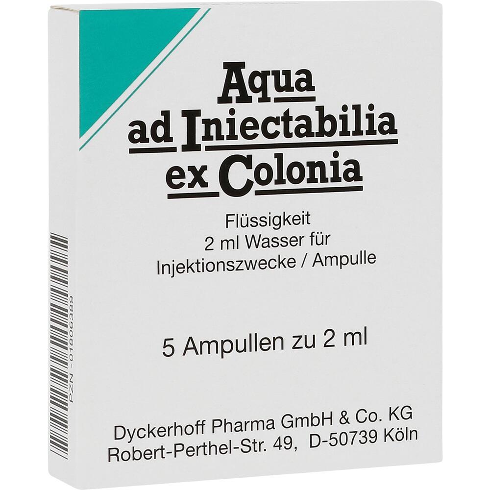 AQUA AD iniectabilia ex Colonia Ampullen 5X2 ml Ampullen