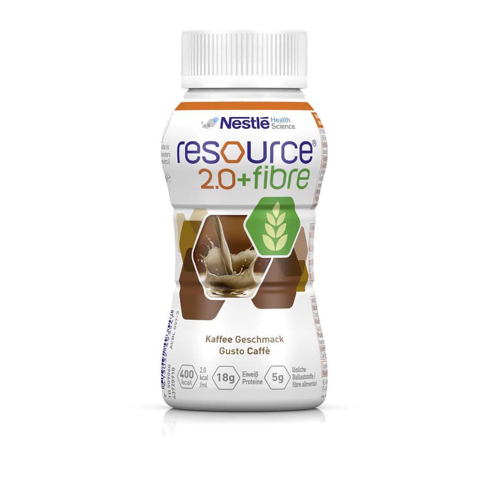 resource 2.0 + fibre Kaffee 4X200 ml Flüssigkeit