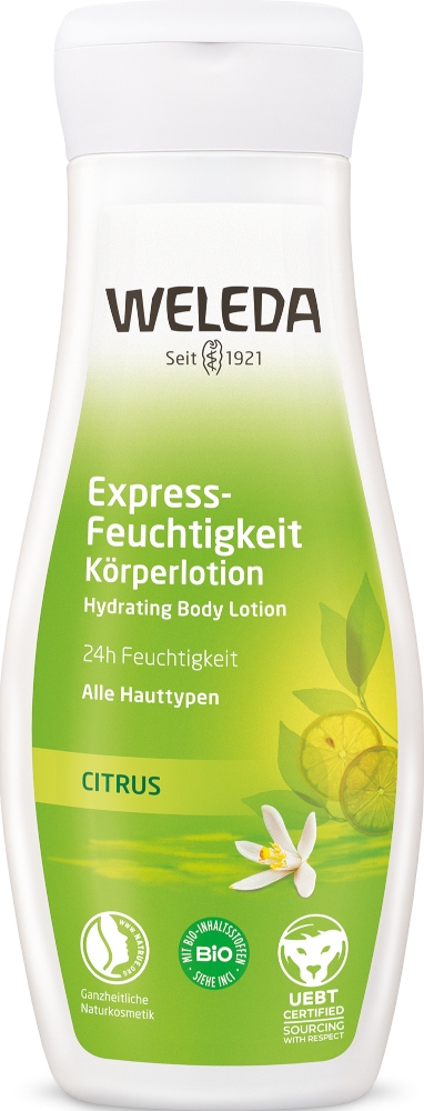 Weleda Express-Feuchtigkeit Körperlotion Citrus 200 ml Lotion