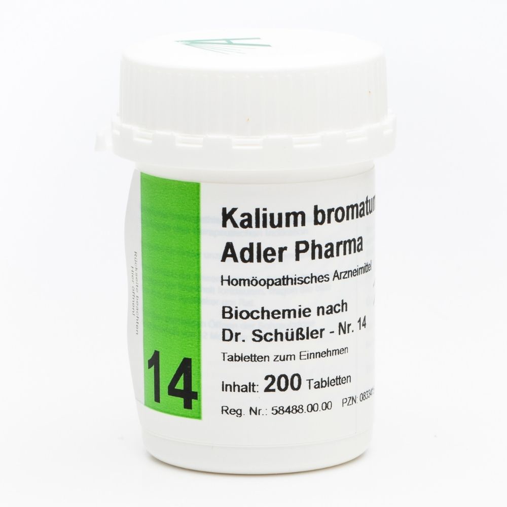 Kalium bromatum D12 Adler Pharma Nr.14, Tablette 200 St Tabletten