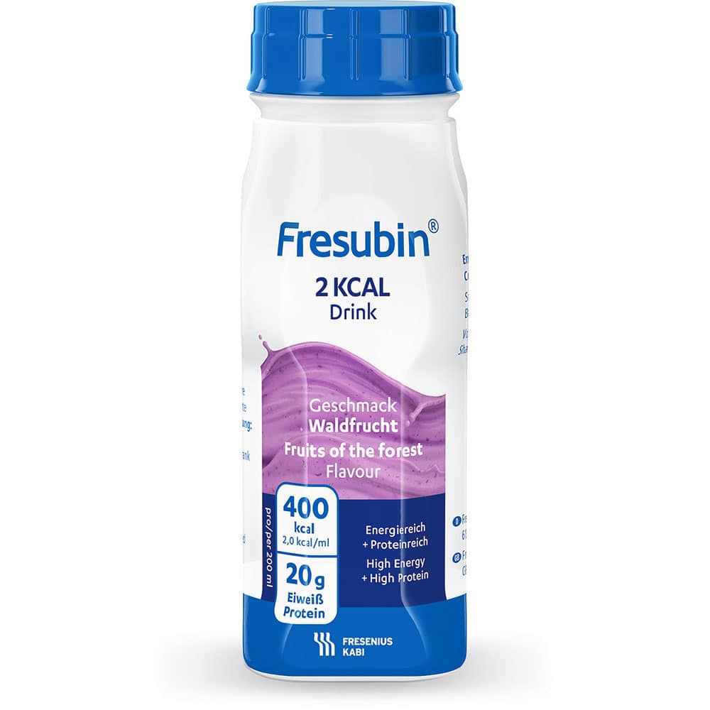 Fresubin 2 kcal Waldfrucht hochkalorische Trinknahrung  4X200 ml Lösung