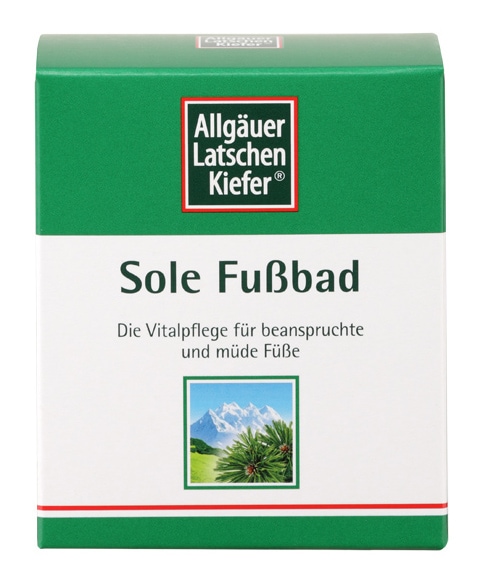 Allgäuer Latschen Kiefer Sole Fußbad 10X10 g Bad