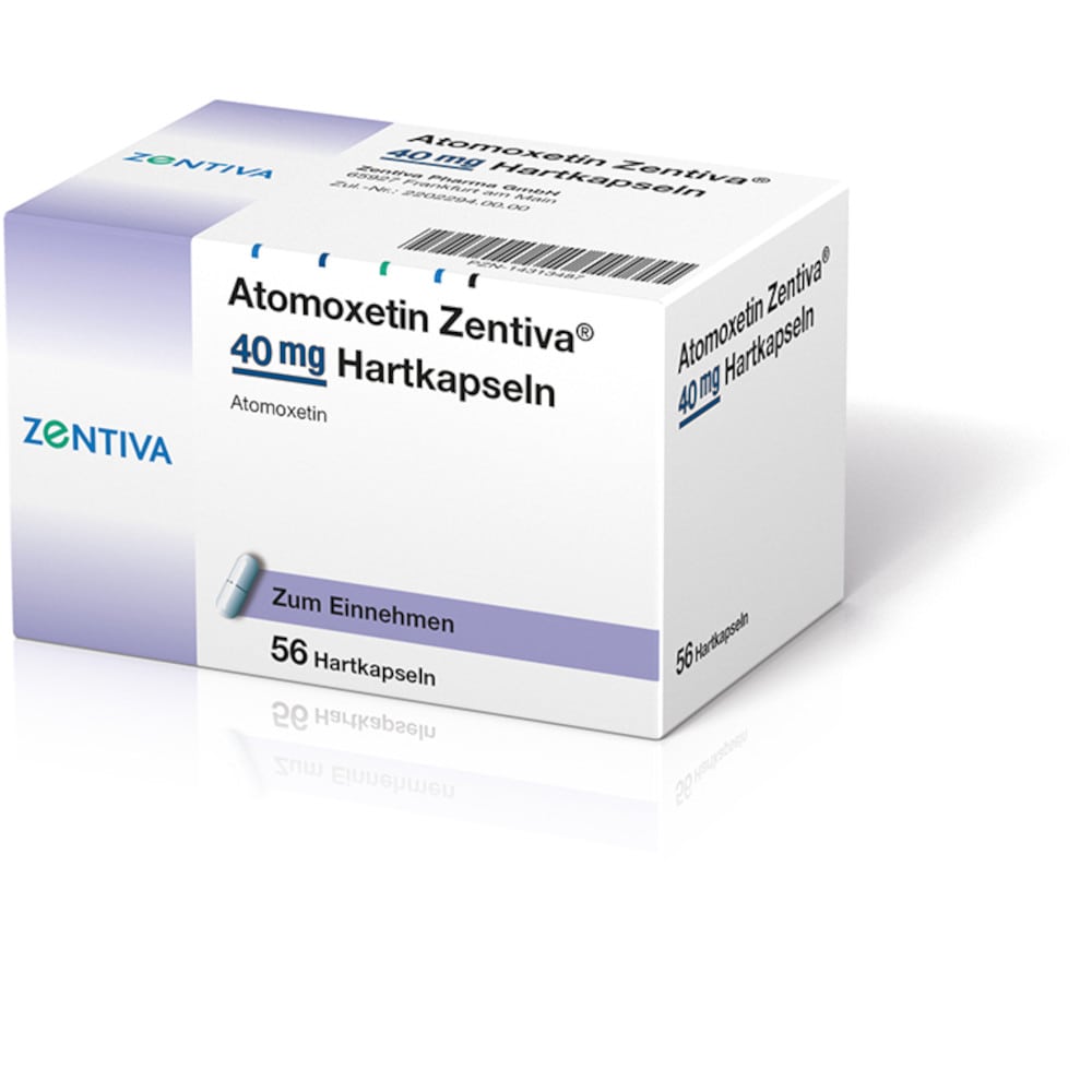 Atomoxetin Zentiva 40 mg Hartkapseln 56 St Hartkapseln