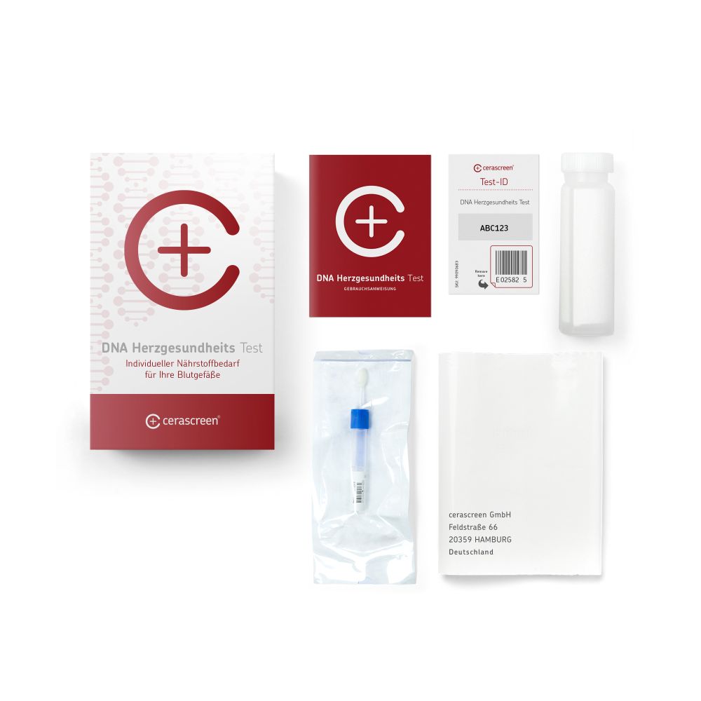 cerascreen DNA Herzgesundheits Test 1 St Test