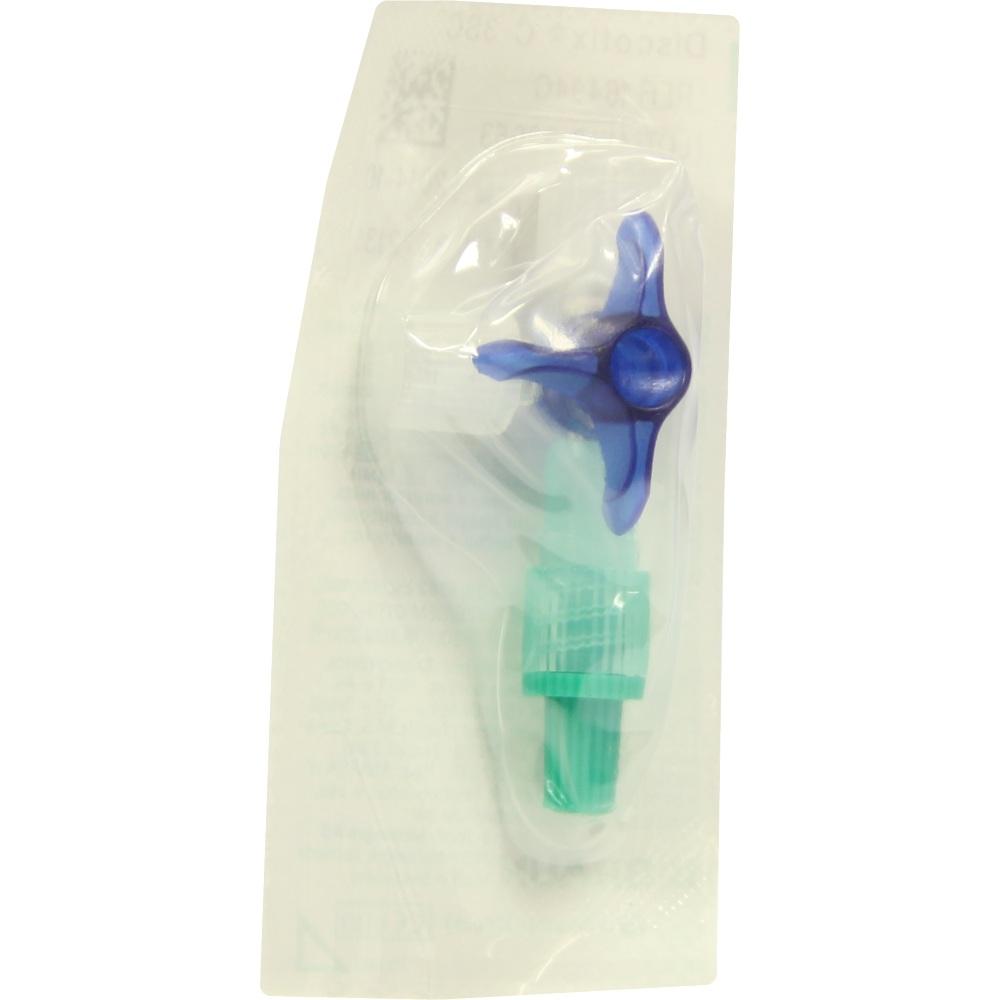 DISCOFIX C Dreiwegehahn blau 1 St