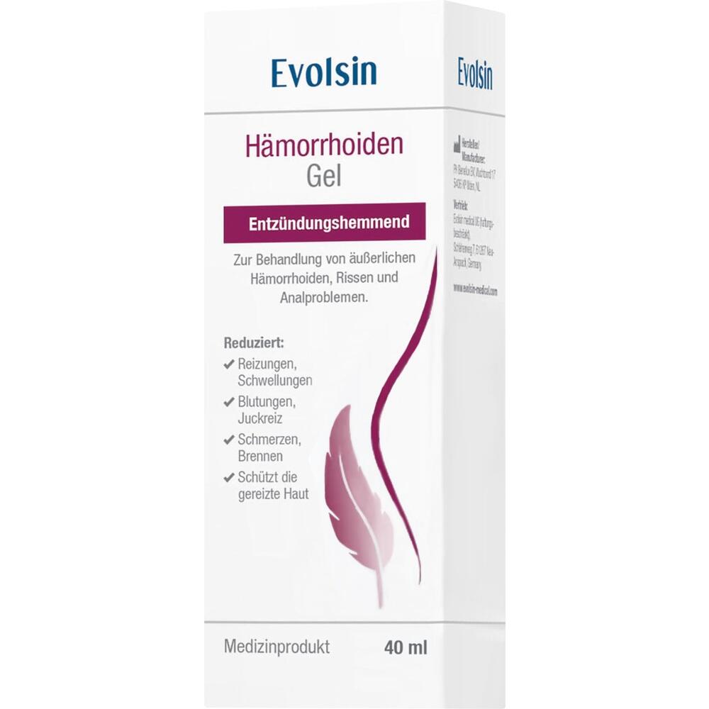 Evolsin Hämorrhoiden Gel 40 ml Gel