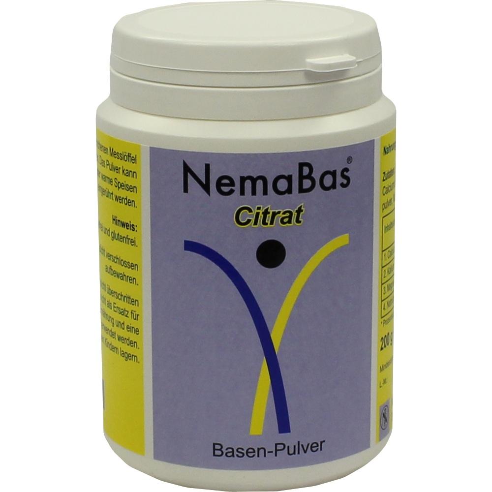 NEMABAS Citrat Pulver 200 g Pulver