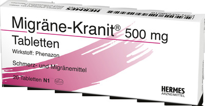 Migräne-Kranit 500mg 20 St Tabletten