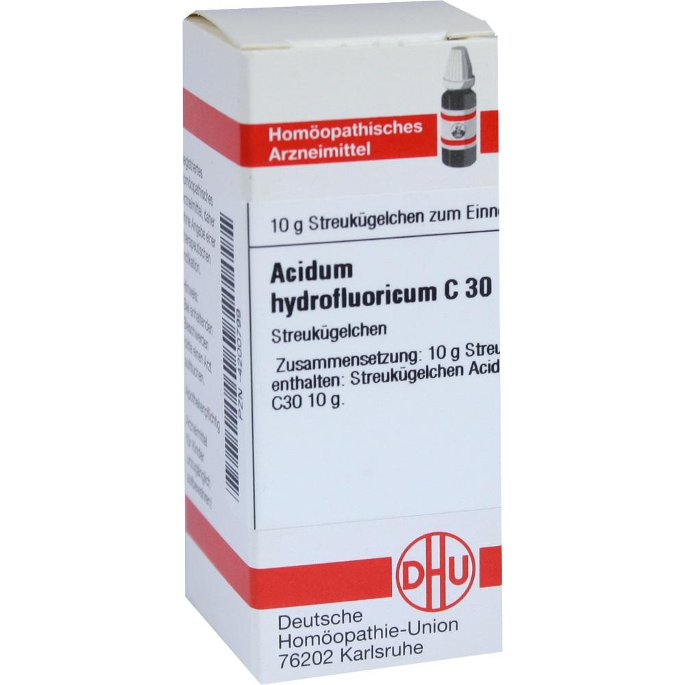 ACIDUM HYDROFLUORICUM C 30 Globuli 10 g Globuli