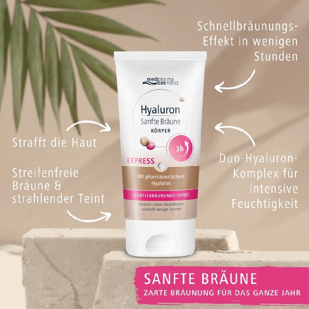 Hyaluron Sanfte Bräune KÖRPER EXPRESS 150 ml Creme