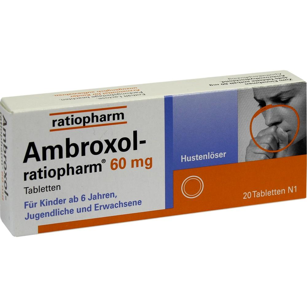 Ambroxol-ratiopharm 60mg Hustenlöser 20 St Tabletten