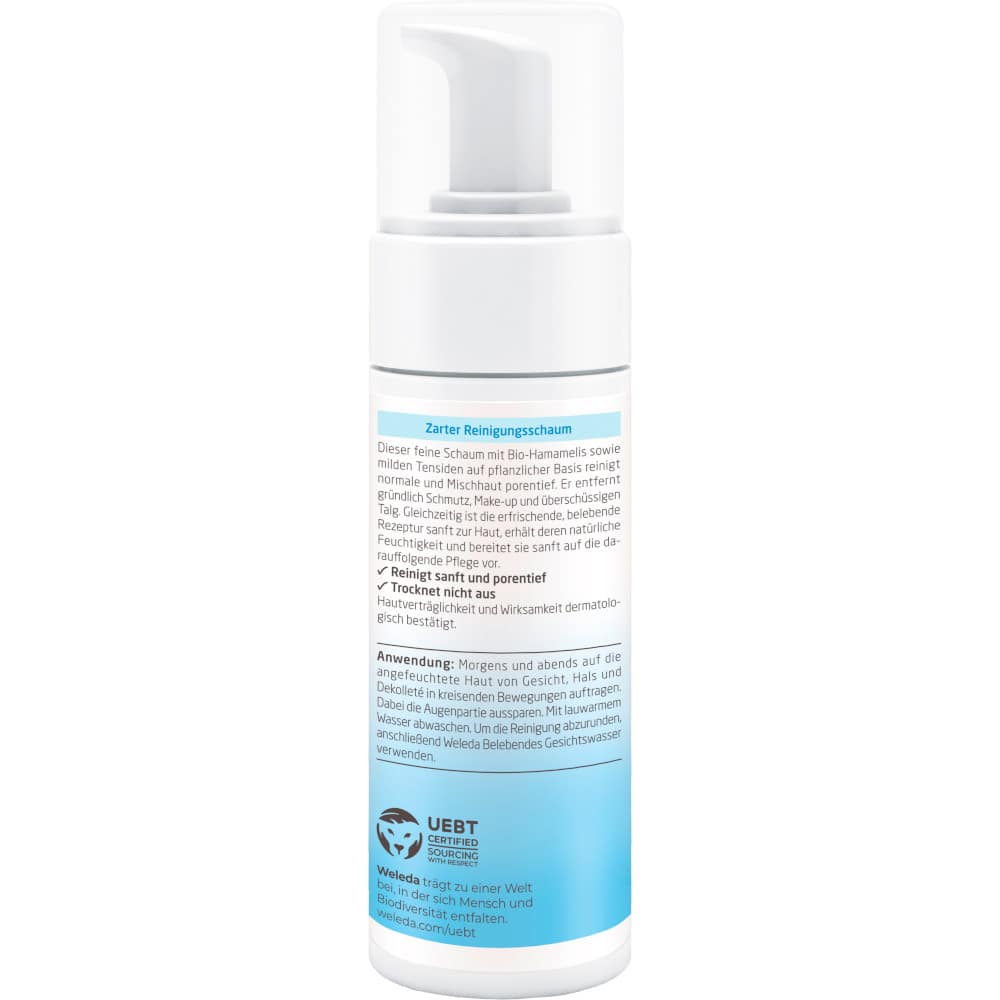 Weleda Zarter Reinigungsschaum 150 ml Schaum