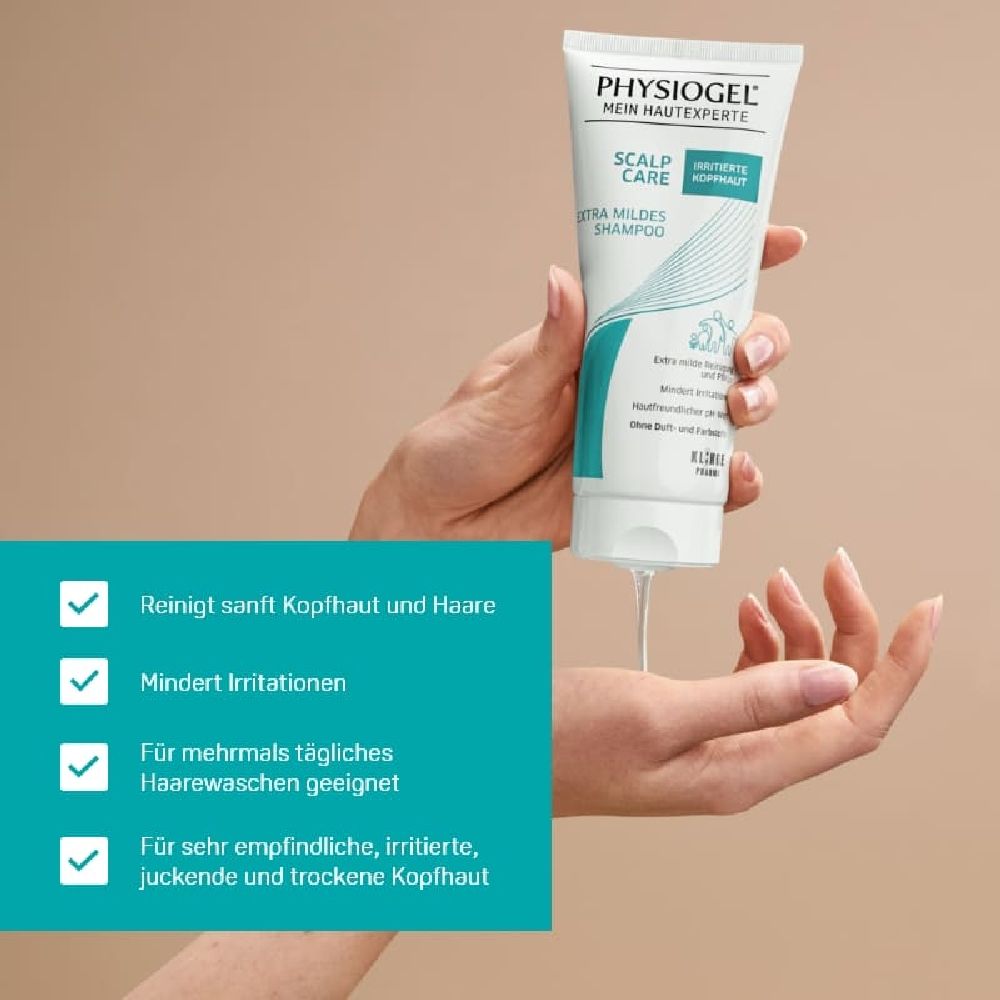 PHYSIOGEL SCALP CARE EXTRA MILDES SHAMPOO 200 ml Shampoo