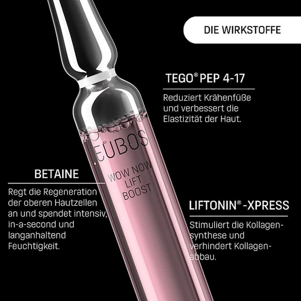 EUBOS IN A SECOND WOW NOW LIFT BOOST GLÄTTUNGSKUR 7X2 ml Ampullen EUBOS IN A SECOND WOW NOW LIFT BOOST GLÄTTUNGSKUR 7X2 ml Ampullen
