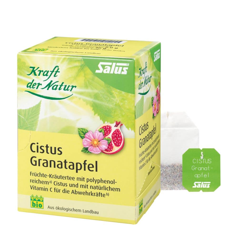 Salus Cistus Granatapfel Tee Kraft der Natur  15 St Filterbeutel