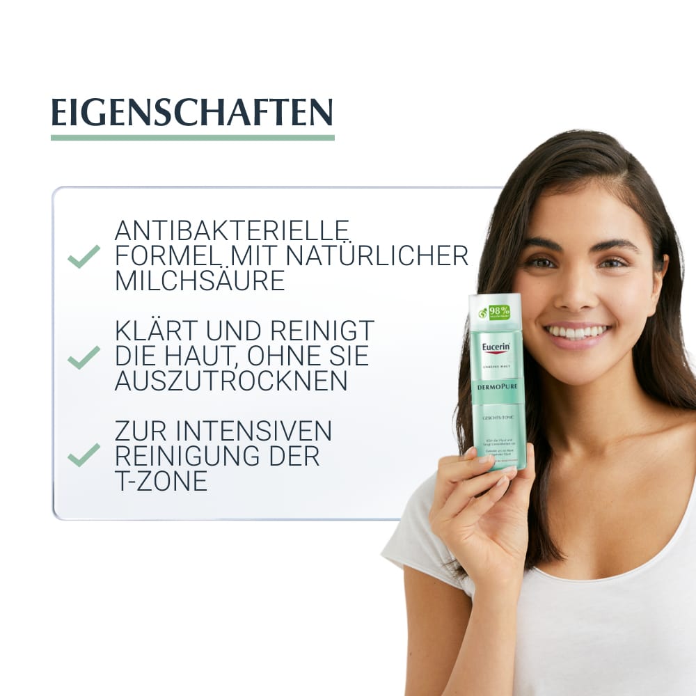Eucerin DERMOPURE GESICHTSTONIC + 3 € sparen* 200 ml Tonikum