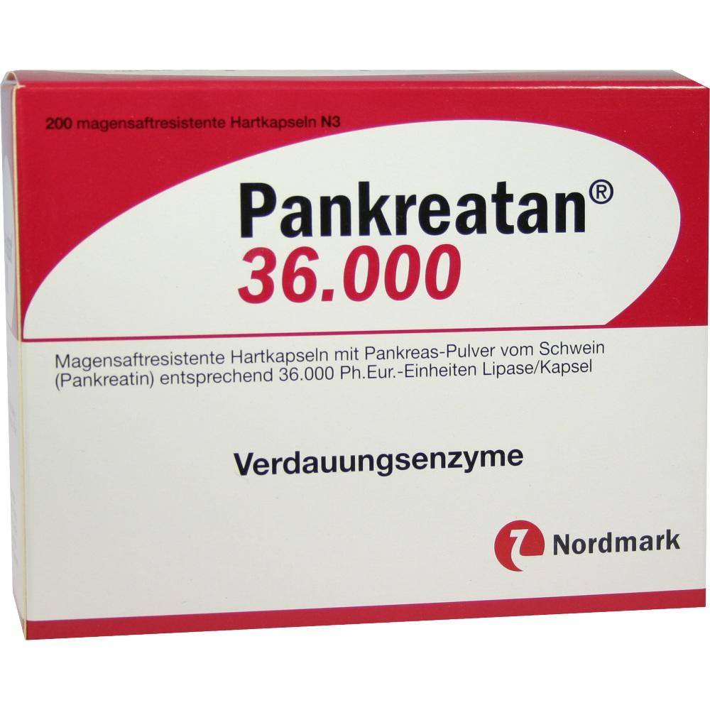 Pankreatan 36000 200 St Magensaftresistente Hartkapseln
