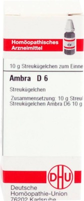 AMBRA D 6 Globuli 10 g Globuli