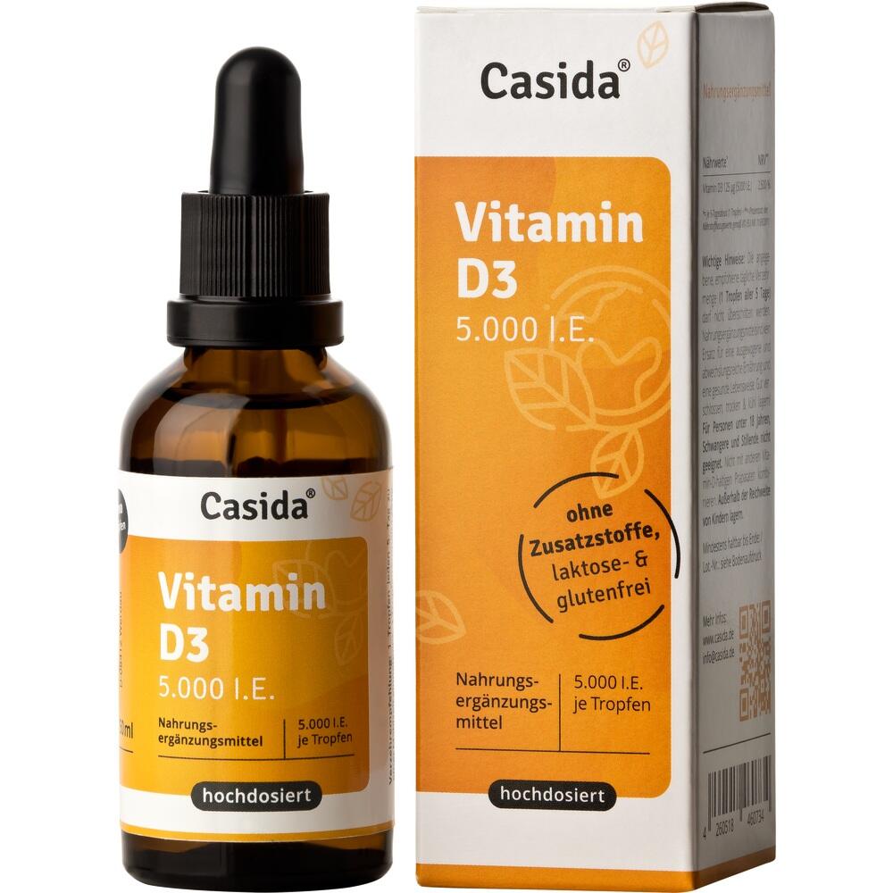 Casida Vitamin D3 5.000 I.E. Tropfen 50 ml Tropfen