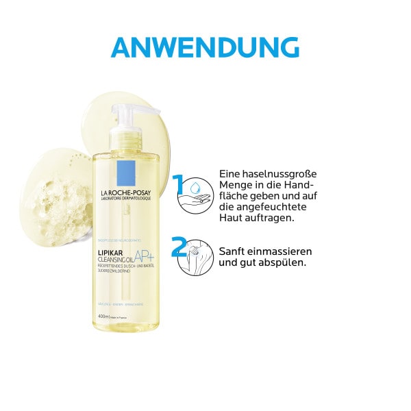 LA ROCHE-POSAY LIPIKAR DUSCH- & BADEÖL AP+ 400 ml Öl