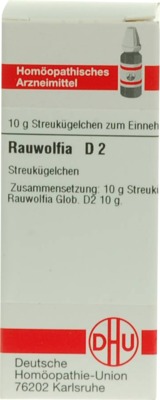 RAUWOLFIA D 2 Globuli 10 g Globuli