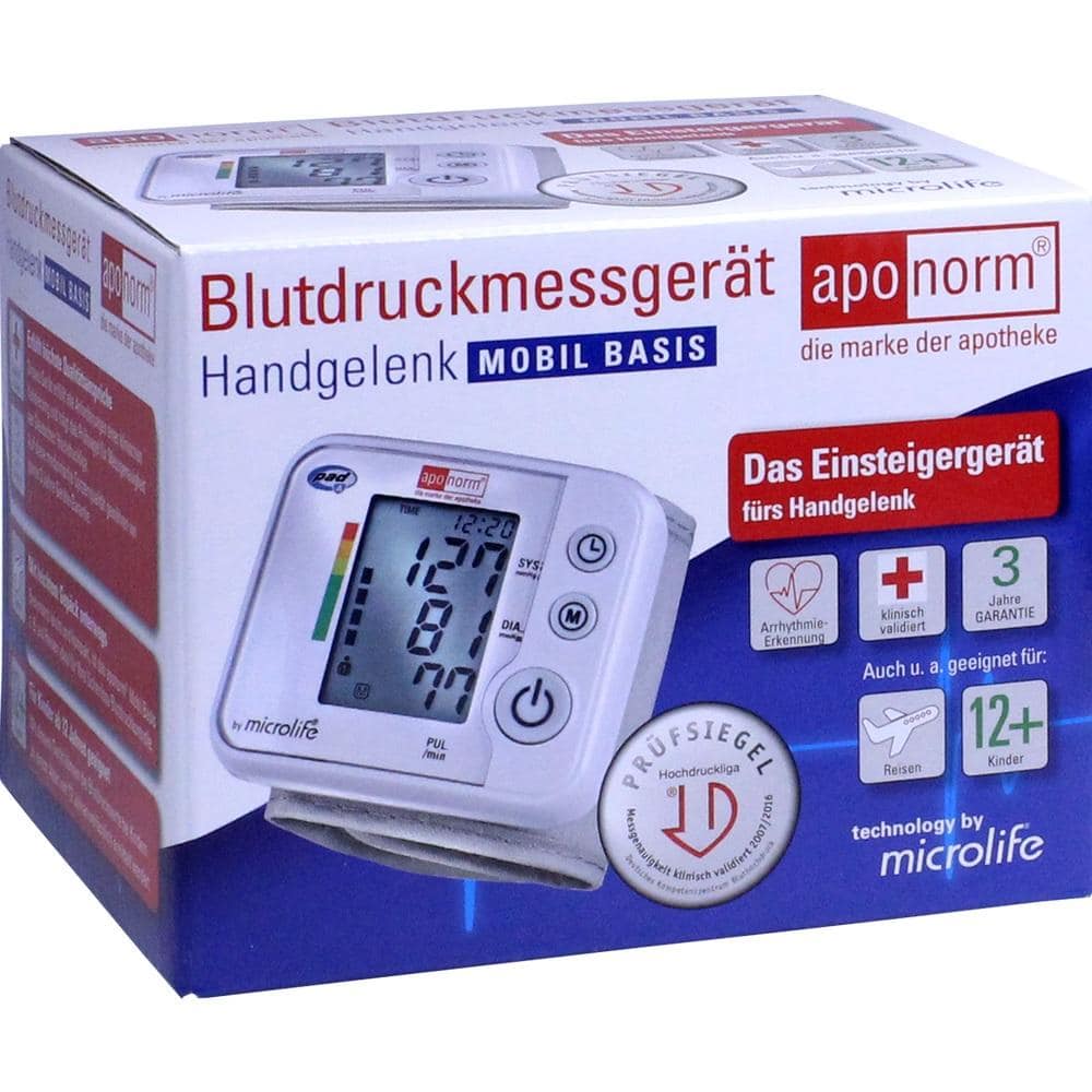 aponorm Blutdruckmessgerät Mobil Basis Handgelenk 1 St