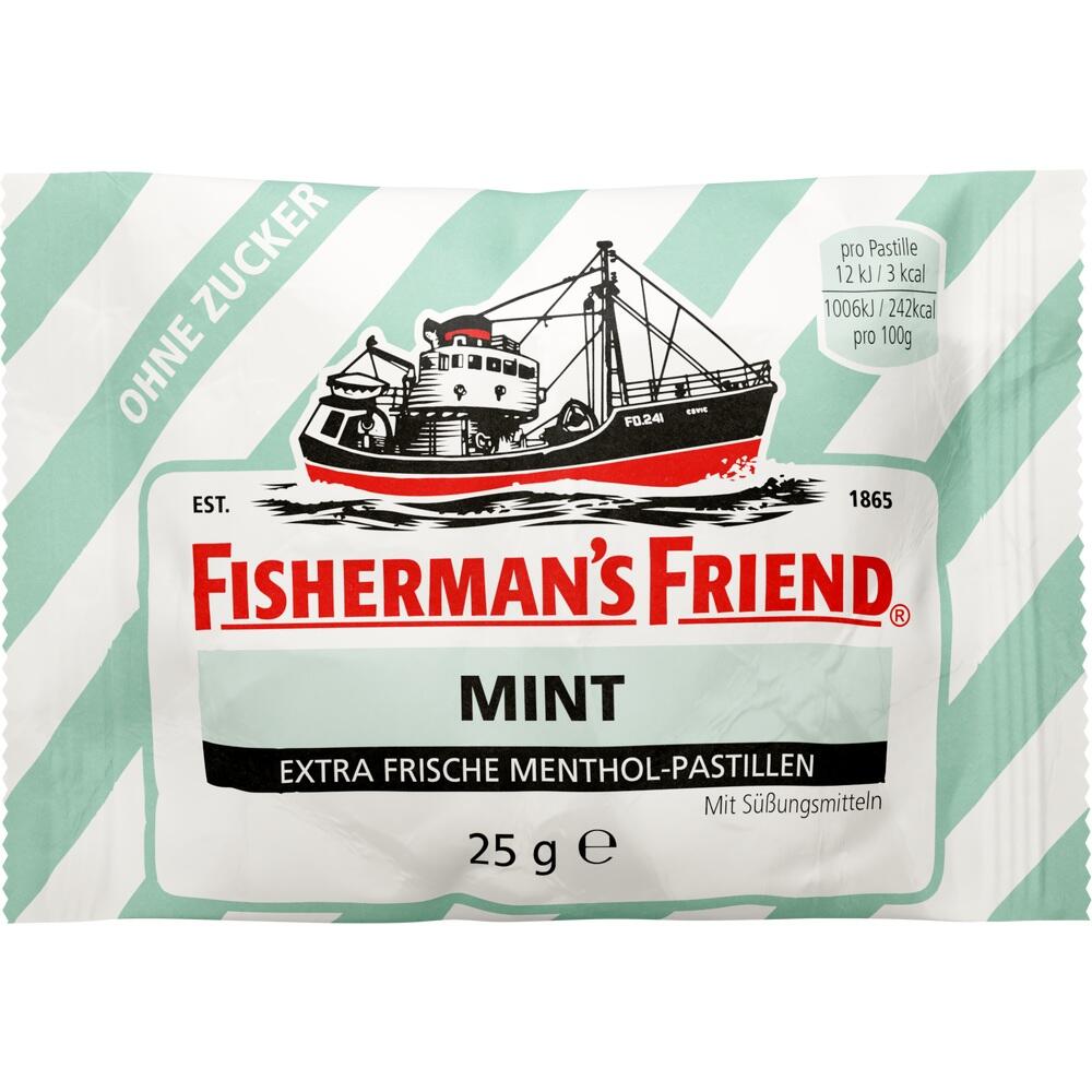 FISHERMANS FRIEND mint ohne Zucker Pastillen 25 g Pastillen