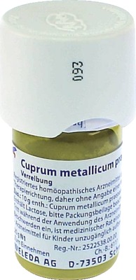 WELEDA CUPRUM METALLICUM praep.D 6 Trituration 20 g Trituration