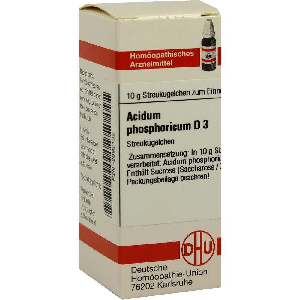 ACIDUM PHOSPHORICUM D 3 Globuli 10 g Globuli