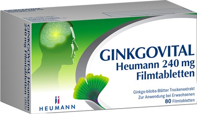 GINKGOVITAL Heumann 240 mg 80 St Filmtabletten