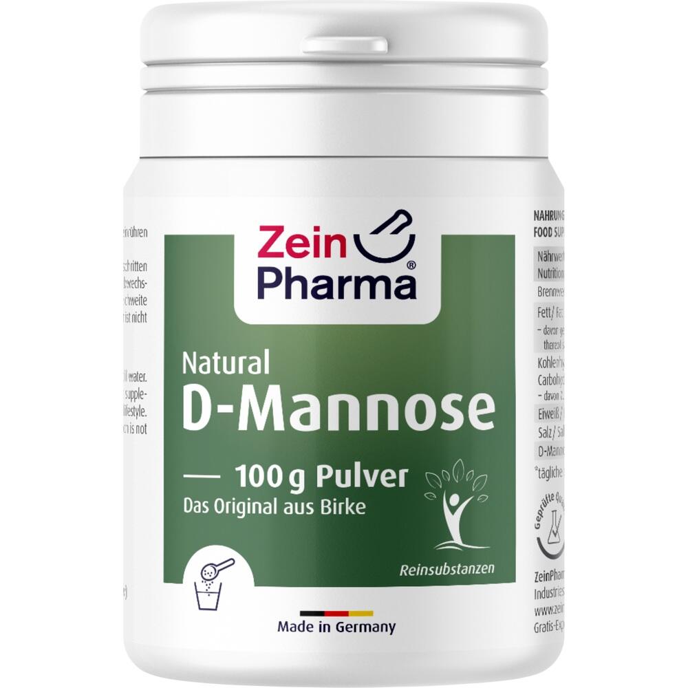 Zein Pharma NATURAL D-Mannose Powder 100 g Pulver