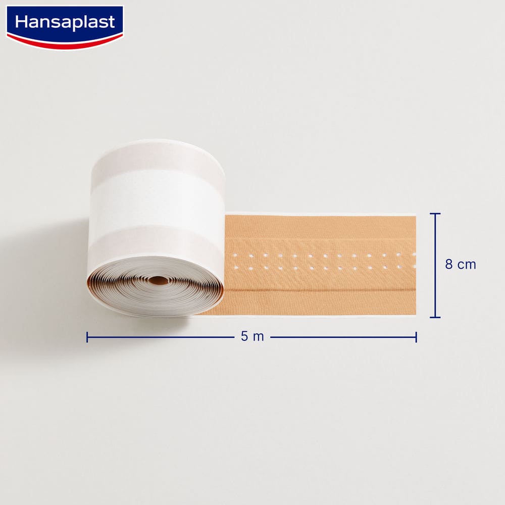 Hansaplast CLASSIC Atmungsaktiv 8cm x 5m 1 St Pflaster