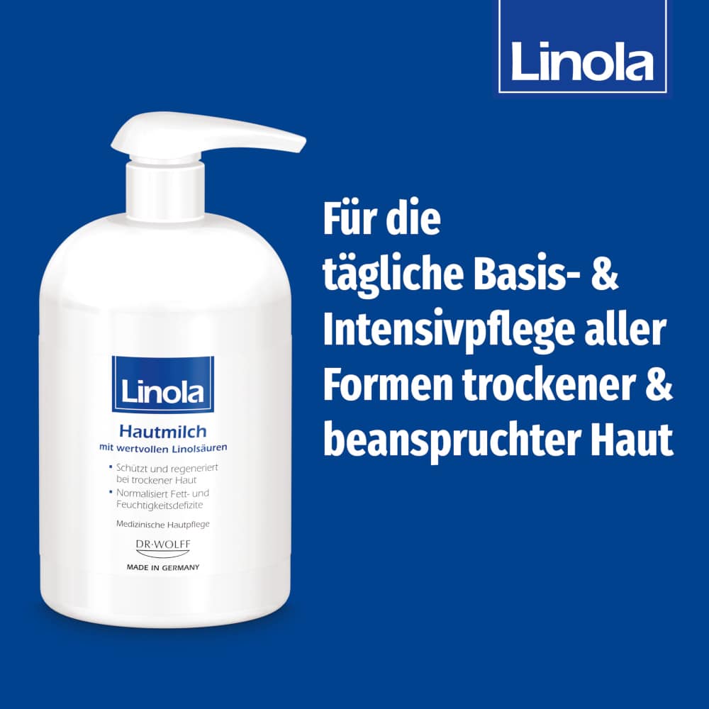Linola Hautmilch Spender - Körperlotion 500 ml Lotion
