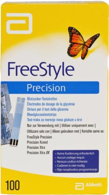 FreeStyle Precision Blutzucker-Teststreifen  100 St Teststreifen