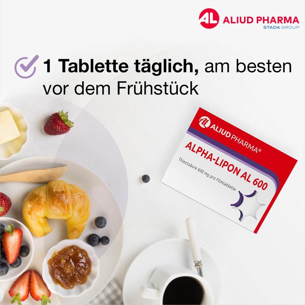 Alpha-Lipon AL 600 bei Missempfindungen bei diabetischer Nervenbeschädigung