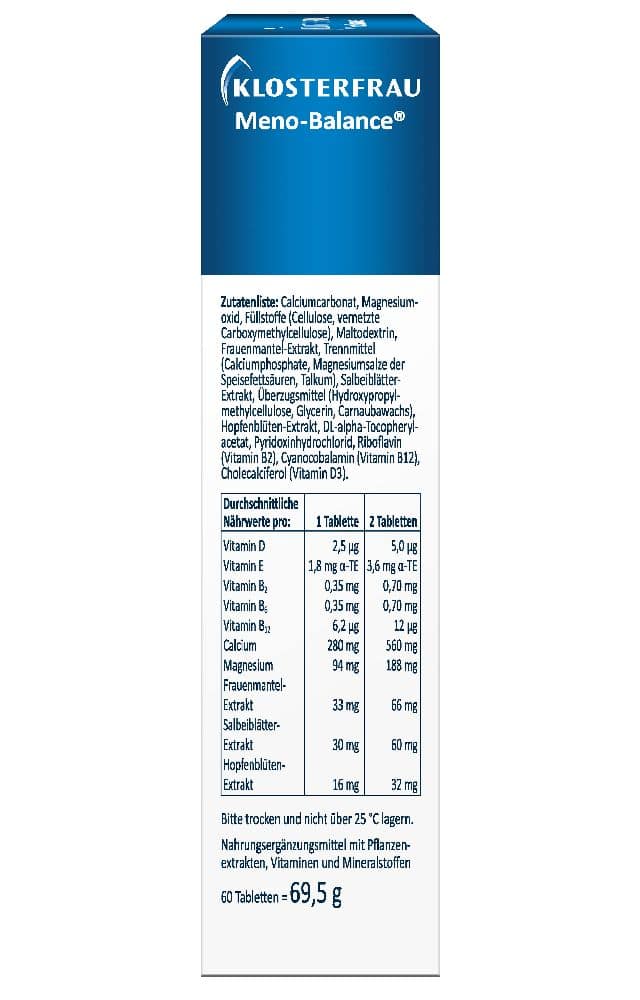 KLOSTERFRAU Meno-Balance  60 St Tabletten