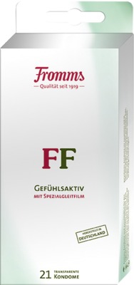 Fromms FF GEFÜHLSAKTIV MIT SPEZIALGLEITFILM SB-Pack 21 St Kondome