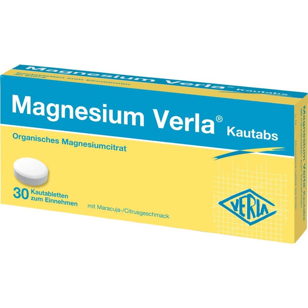 MAGNESIUM VERLA Kautabs 30 St Kautabletten