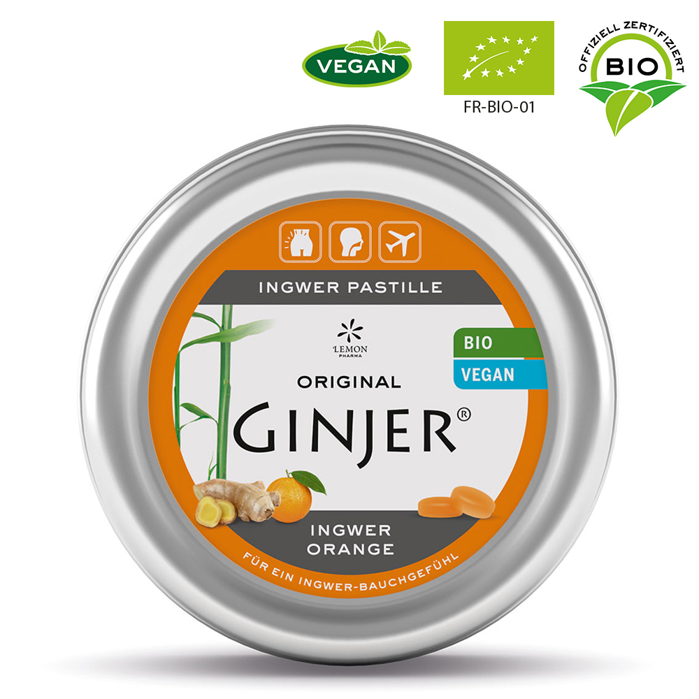 INGWER GINJER Pastillen Bio 40 g Pastillen