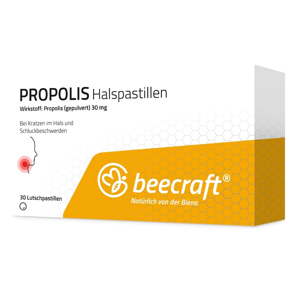 beecraft PROPOLIS Halspastillen 30 St Lutschpastillen