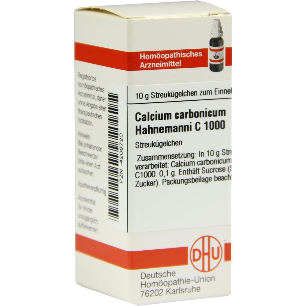 CALCIUM CARBONICUM Hahnemanni C 1000 Globuli 10 g Globuli