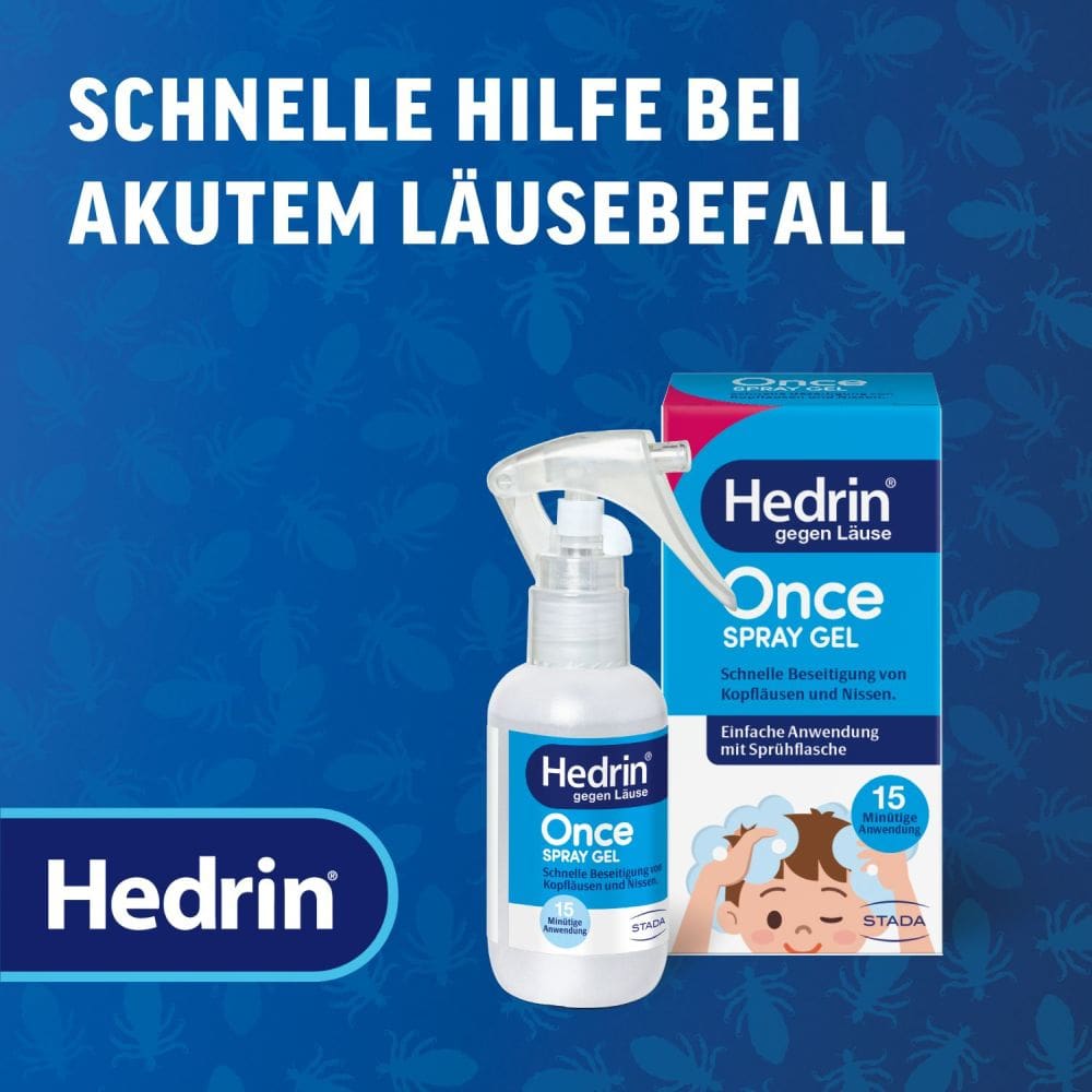Hedrin Once Spray Gel 60 ml Spray